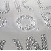 FixtureDisplays® Glitter Rhinestone Alphabet Letter Stickers, 3 Sheets of 26 Letters Self-Adhesive Stickers for DIY Art and Craft (Silver) 15586